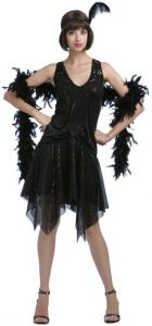 Jupe charleston annees 20 DPC fete article de fete pas cher