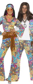Déguisement couple hippie