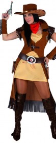 Déguisement far west femme
