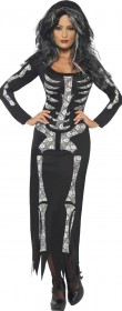 Robe squelette halloween Robe squelette halloween