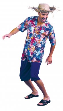 déguisement hawaien homme
