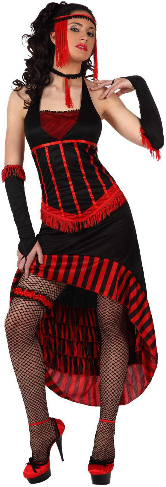 Déguisement moulin rouge : Robe cabaret - DPC