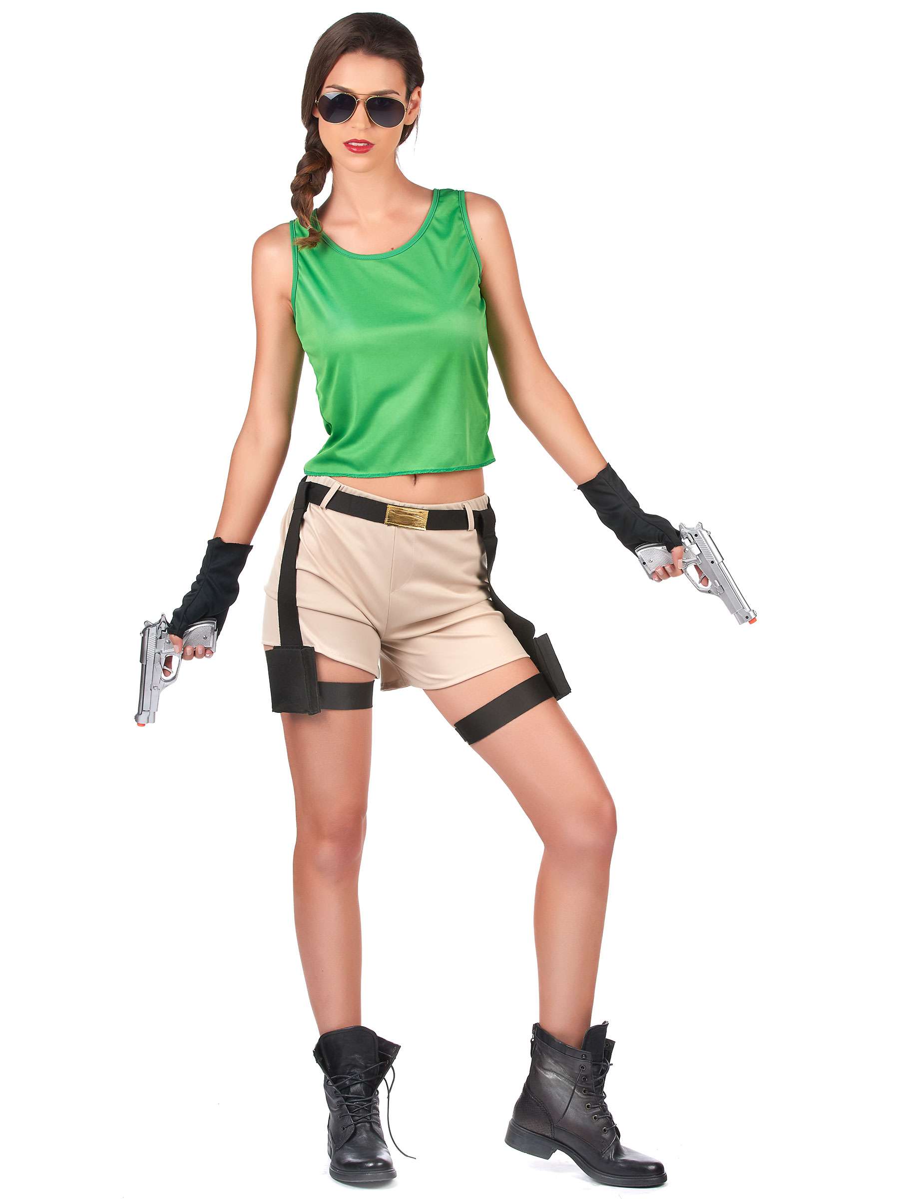 Déguisement d'archéologue femme : Costume Lara Croft - DPC